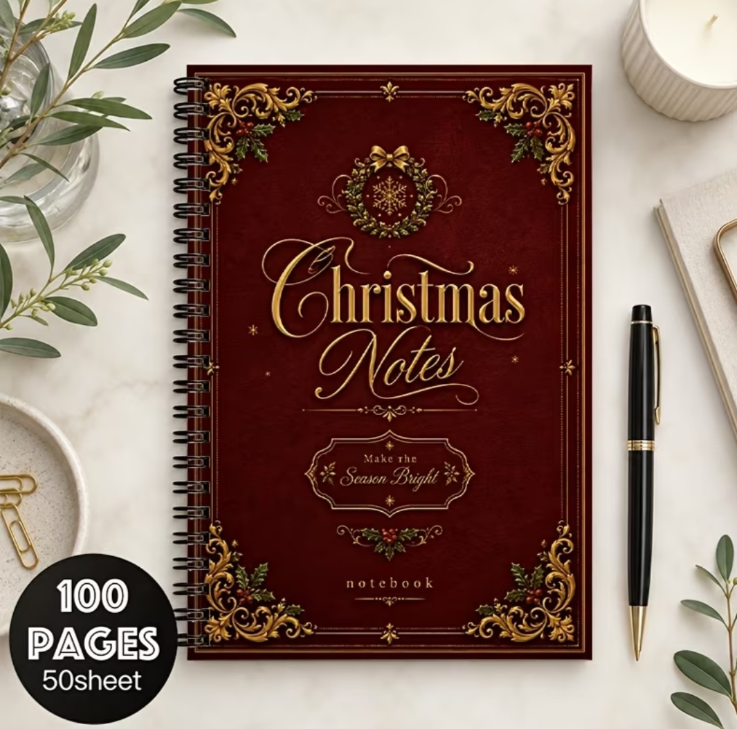 🎄 Різдвяний блокнот на спіралі «Christmas Notes» 4