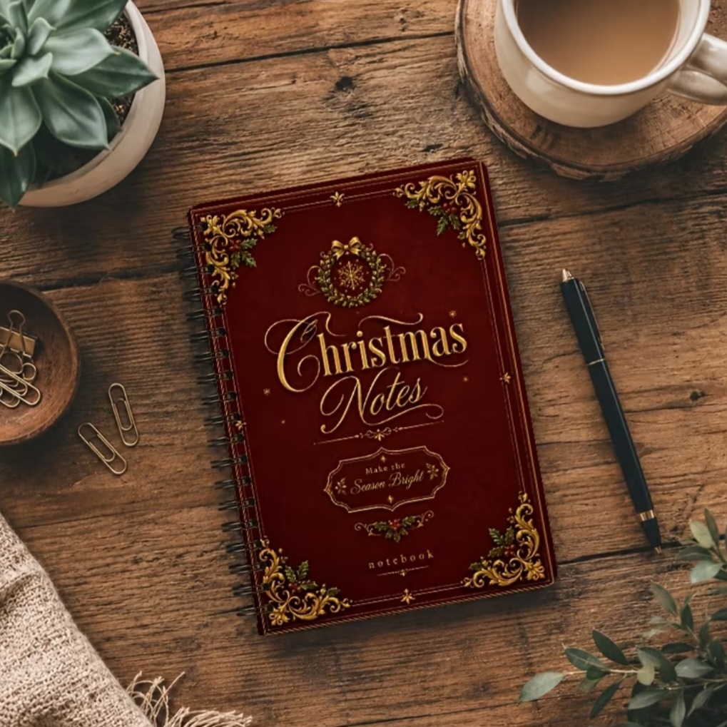 🎄 Різдвяний блокнот на спіралі «Christmas Notes» 3