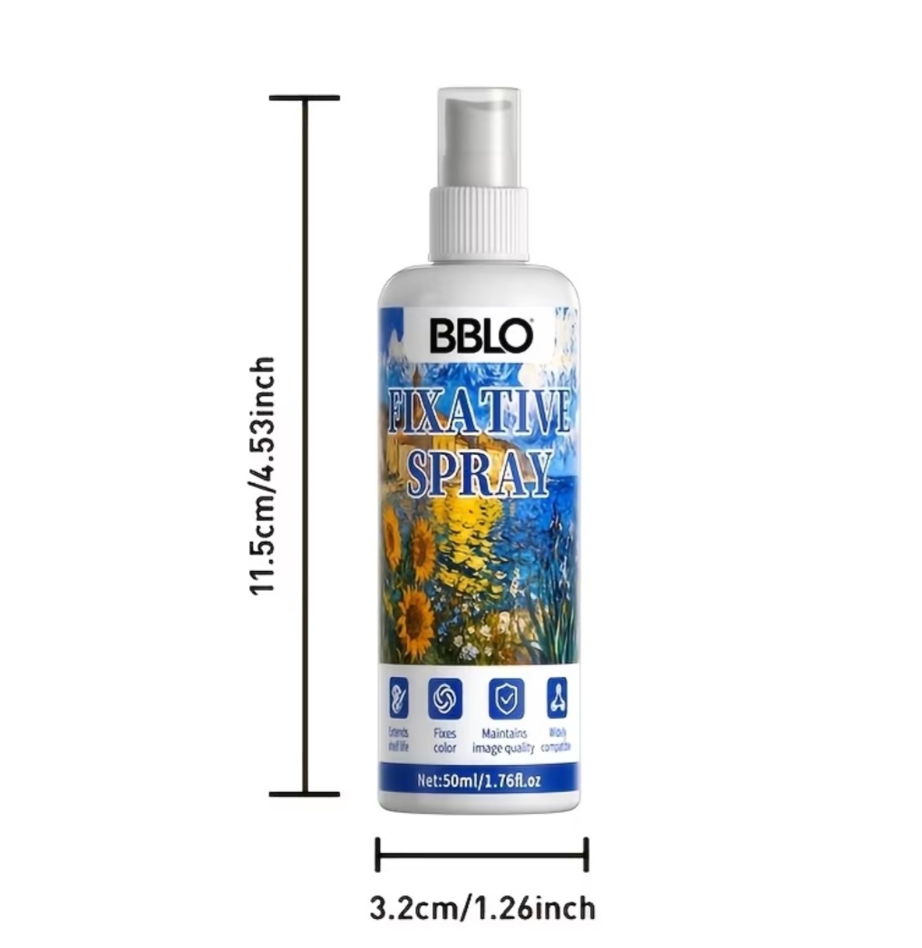 Фіксатив-спрей BBLO Fixative Spray для художніх робіт, 50 мл 2
