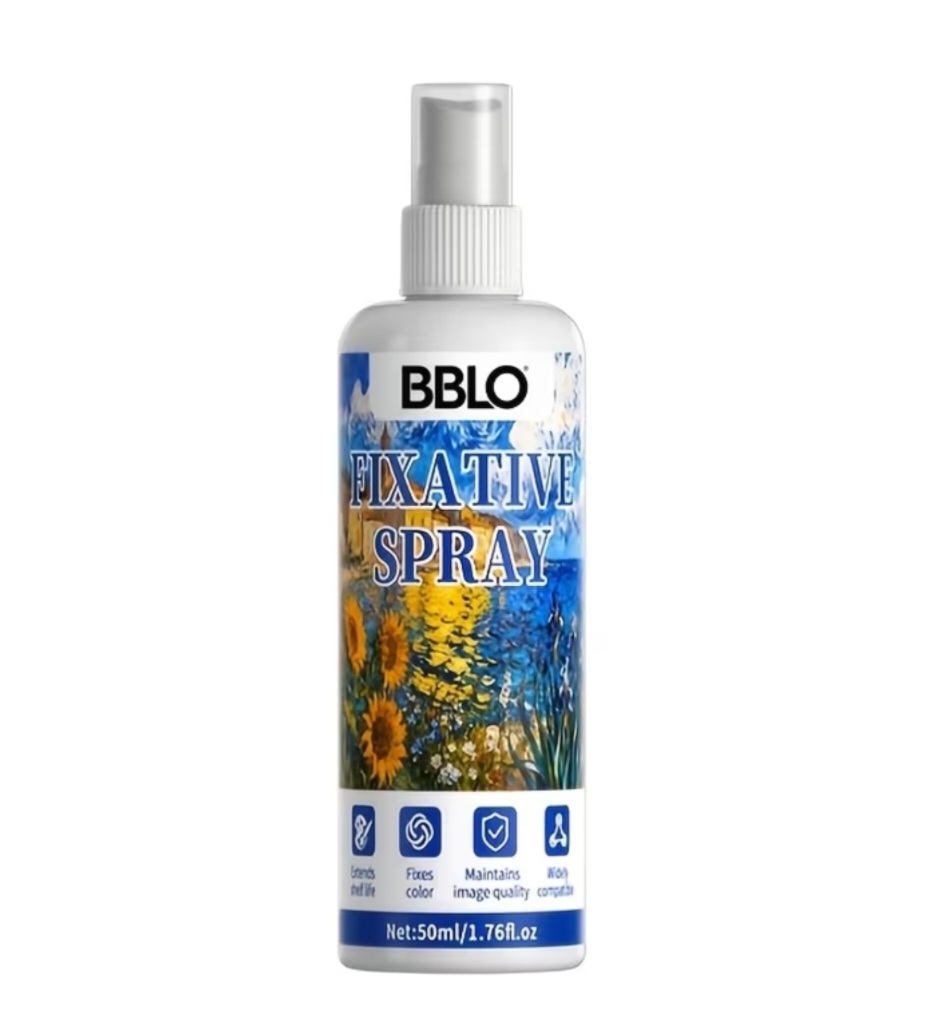 Фіксатив-спрей BBLO Fixative Spray для художніх робіт, 50 мл 9